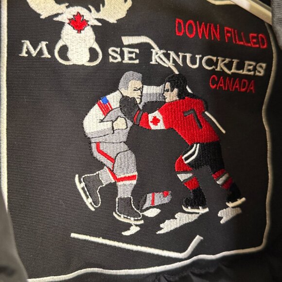 Moose Knuckles jacket Ballistics Bomber 650 Fill Power Down Jacket winter coat - Picture 6 of 11